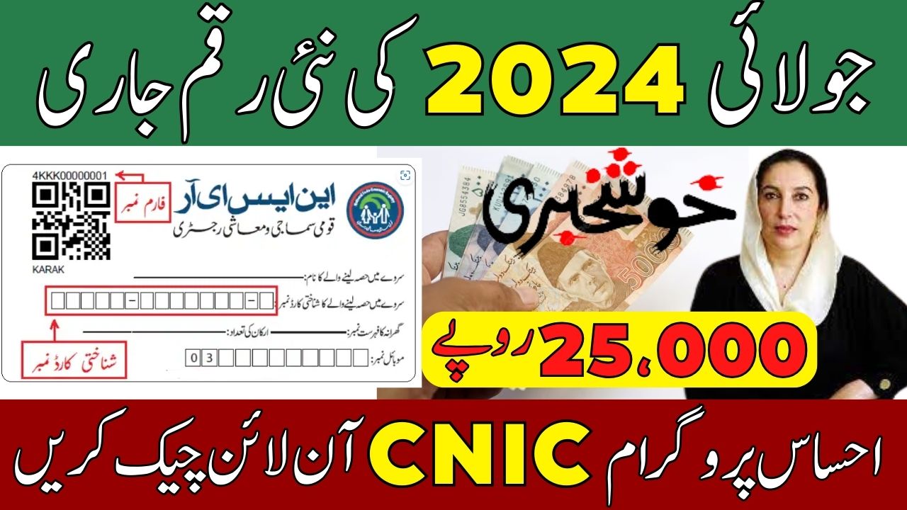 8171 Ehsaas Program CNIC Check Online Rs 25000 Registration For July 2024