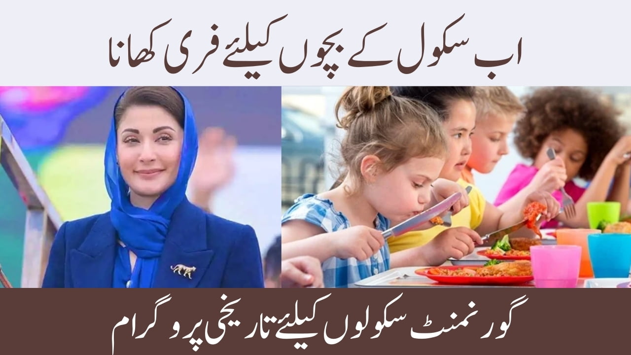 Free food to Punjab government school children in 2024