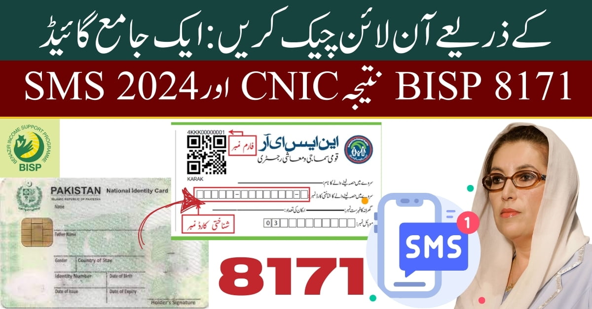 BISP 8171 Result Check Online by CNIC & SMS 2024: A Comprehensive Guide