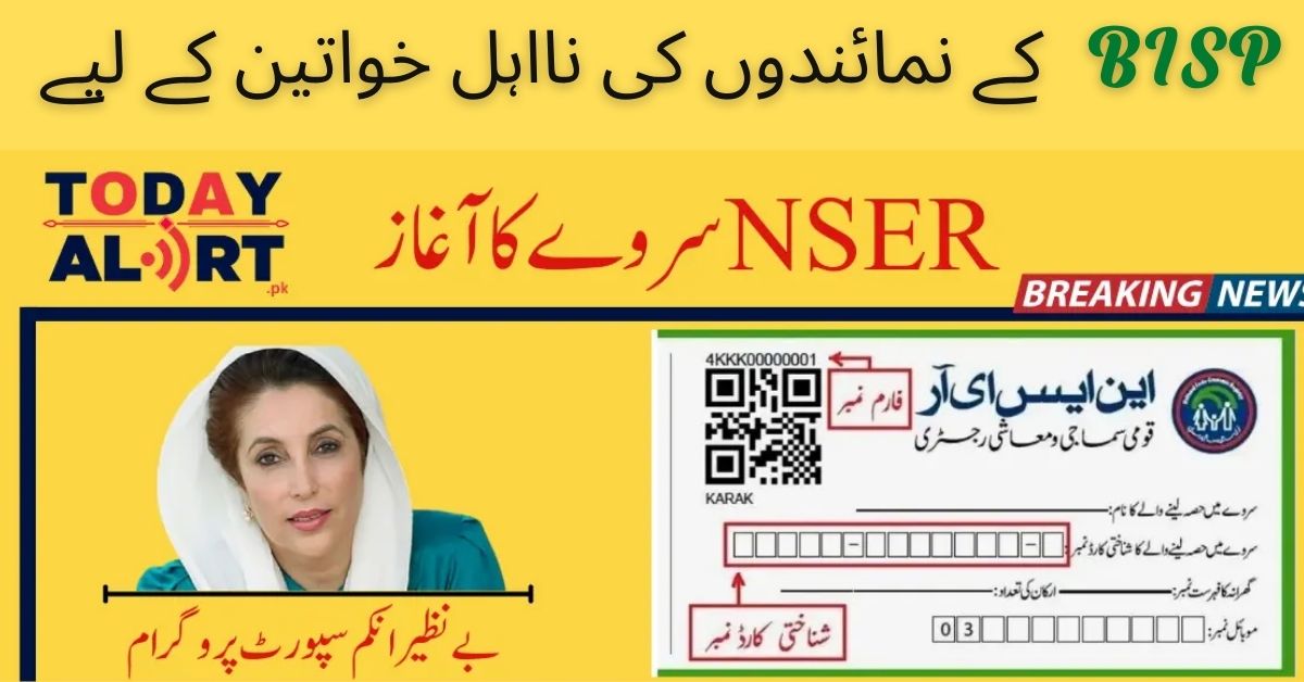 NSER Survey Starts for Ineligible Women BISP Representative (1)