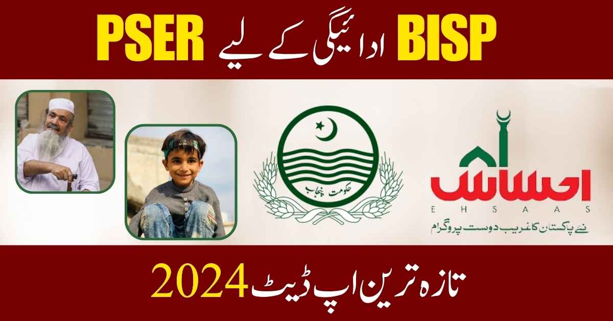 PSER Survey For BISP Payment Latest Update 2024